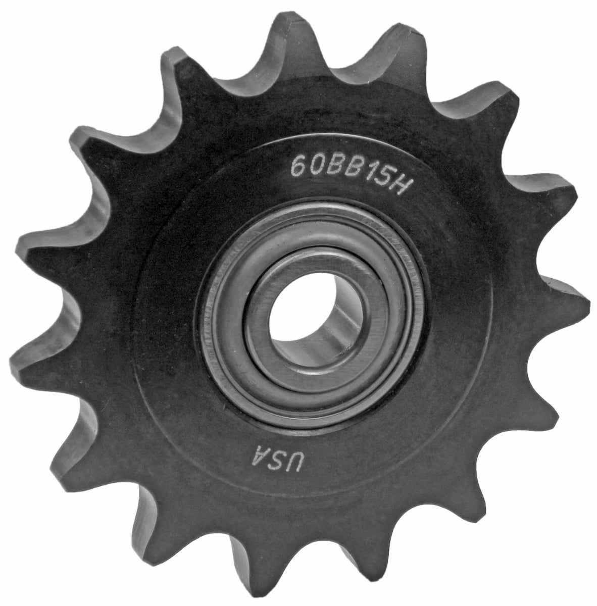 60B15H Type B Heat Treated Sprocket – #60 Chain, 15 Tooth, 1-1/2" Bore