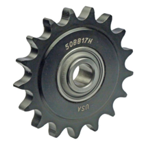20401708 17-Tooth, 40 Standard Roller Chain Idler Sprocket (1/2" Bore