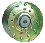 5 inch O.D. Idler Pulley - 3 inch Face - Double Row Bearing - No Flanges