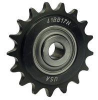 Ball Bearing Idler Sprocket 41BB17H - Chain Size 41 - 17 Teeth - 1/2" Bore